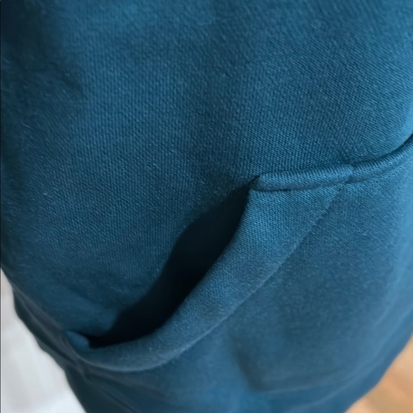 NWOT Danskin Teal Hoodie Sweatshirt - Picture 3 of 8
